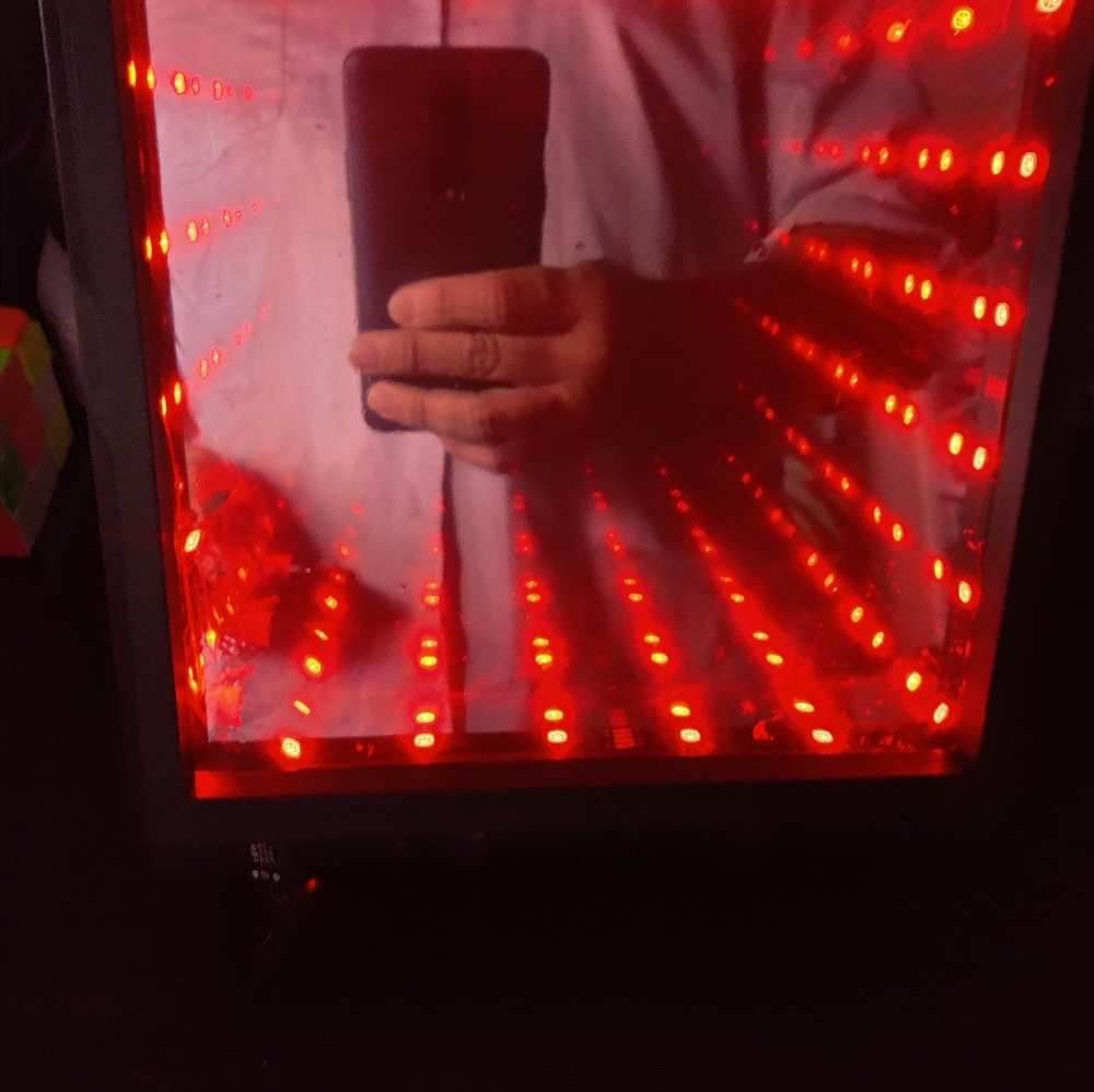 Hand made infinity mirror